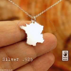 Collier fait main en argent sterling .925 - Idée cadeau