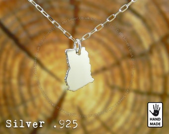 Ghana AFRICA Handmade Sterling Silver .925 Necklace - Perfect Gift