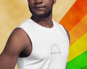 Queer Rainbow Shirt, LGBTQ Shirt, Pride Month Shirt, Bisexual Shirt, LGBT Tank, Lesbian T-Shirts, Queer Shirt, Gay Pride