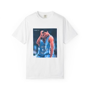 Camiseta vintage de baloncesto con foto / Momento retro en la cancha