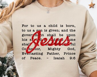 Christian Jesus Sweatshirt, Cheetah Print Bible Verse