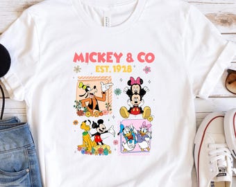 Retro Disney Mickey and Co Sweatshirt, Retro Disney Shirt, Disney Mickey Shirt, Disney Friends Sweatshirt, Disney Gifts
