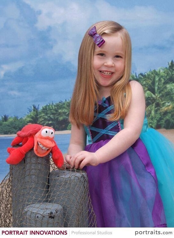halloween costume under the sea party dress mermaid tail meet and greet mermaid tutu dress Little Mermaid Tutu Dress: Ariel party dress