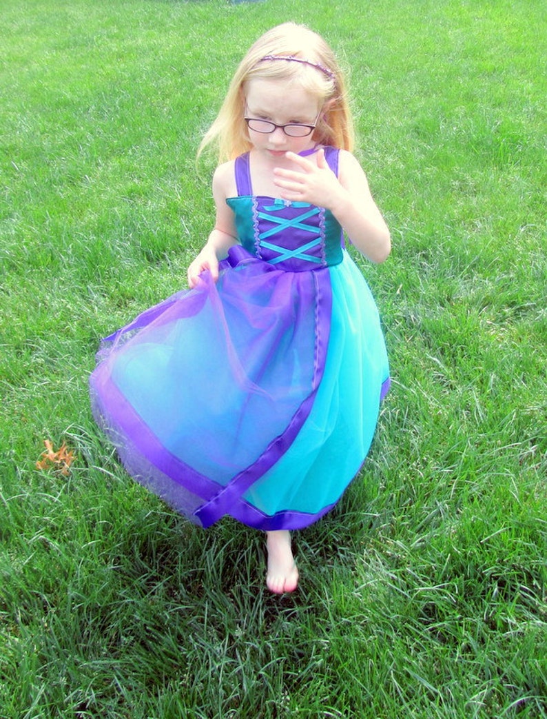 halloween costume under the sea party dress mermaid tail meet and greet mermaid tutu dress Little Mermaid Tutu Dress: Ariel party dress