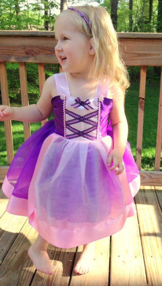 Rapunzel Tutu Dress: birthday party dress princess meet & | Etsy