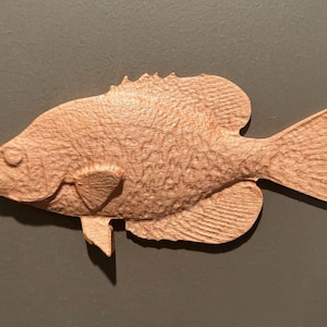 Custom Wooden Crappie Replica