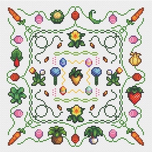 Stardew Valley in Spring - Cross Stitch Pattern - PDF Download