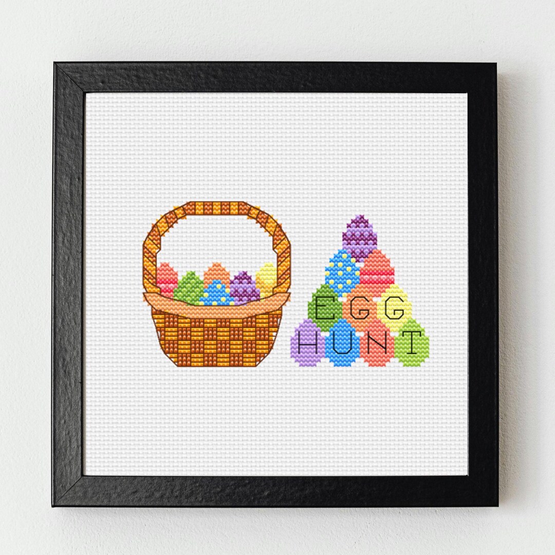 Easter Egg Hunt - Cross Stitch Pattern - PDF Download - Etsy