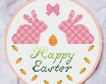 Happy Easter - Cross Stitch Pattern - PDF Download