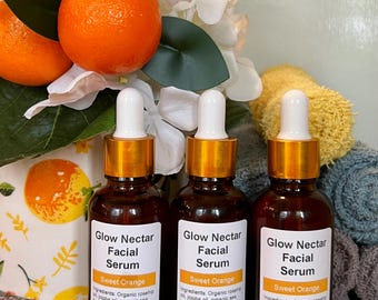 Brightening Facial Serum: Rosehip, Sea Buckthorn & Vitamin E - 1oz
