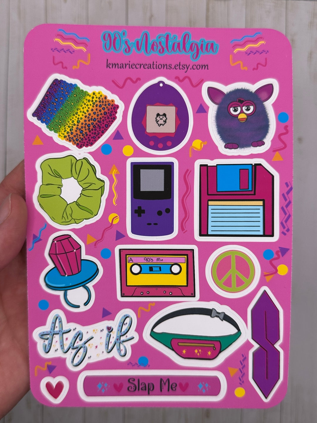 90's Nostalgia Sticker Sheet - Etsy