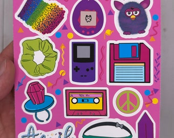 90's Nostalgia Sticker sheet