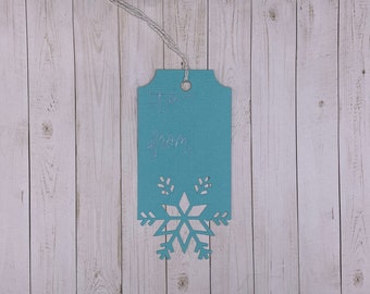 Snowflake Gift Tag set of 6