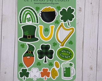 St Patrick's Day sticker sheet