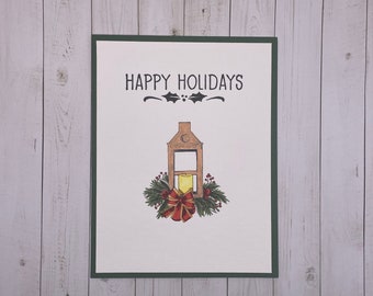 Set of 4 Hand made Holiday Cards