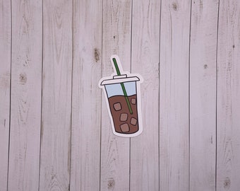 Iced Coffee sticker