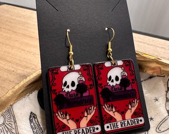 Lover Tarot Themed Earrings