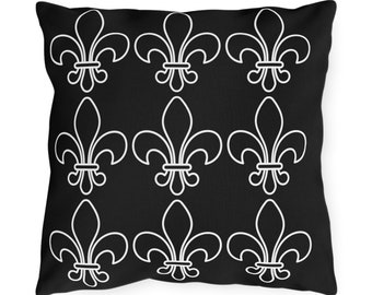 Custom Order for M.L. Green Fleur de Lis Outdoor Pillow