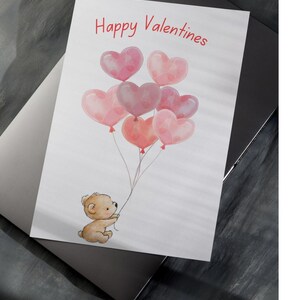 Schattige valentijnskaart teddybeer – leuk en romantisch cadeau voor je geliefde!
