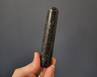 Polished Nuumite Wand from Greenland