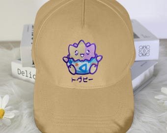 Togepi Embroidered Cap Mens Baseball Hat Anime Embroidered Trucker Cap Classic Dad Cap Cute Togepi Cap Gifts