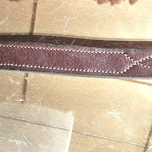Equestrian nameplate keepsake belt 30"