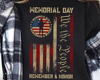 Memorial Day Remember The Fallen Digital File, Instant Download, Proud Veteran T-shirt Design, Military Vintage Png, Patriotic American Png