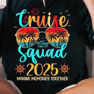 Family Cruise 2025 Png, Family Matching Vacation Png, Cruise Squad 2025 Png, Matching Family Design Outfit Png, Making Memories Together