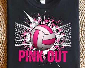Pink Out volleybal png, ontwerp borstkanker lint, ondersteuning volleybalteam png, moeder volleybalspeler, oktober bewustzijn png