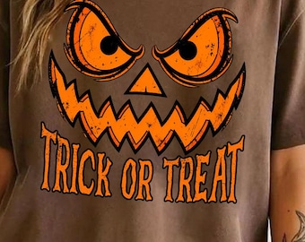 Vintage Jack O’Lantern Pumpkin Face Png, Halloween Spooky Season Shirt Design, Digital Download