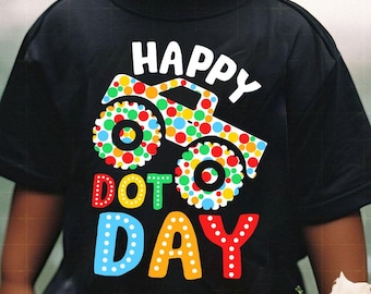 Happy Dot Day Monster Truck Boys Kids Png, Dot Day Shirt Png, Polka Dot Png, September 15th Png, The Dot Png, Png For Cricut