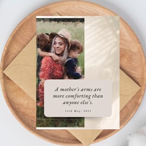 Gepersonaliseerde olieverfschilderij Moederdagkaart, Moederdagcadeau-ideeën, Moederdagcadeau. Cadeau voor moeder, oma, oma, mama, verjaardagscadeaus