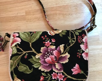 Elegant Quilted Flower Purse