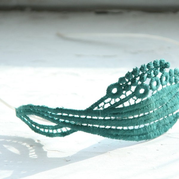 Adiel headband in Sea Green