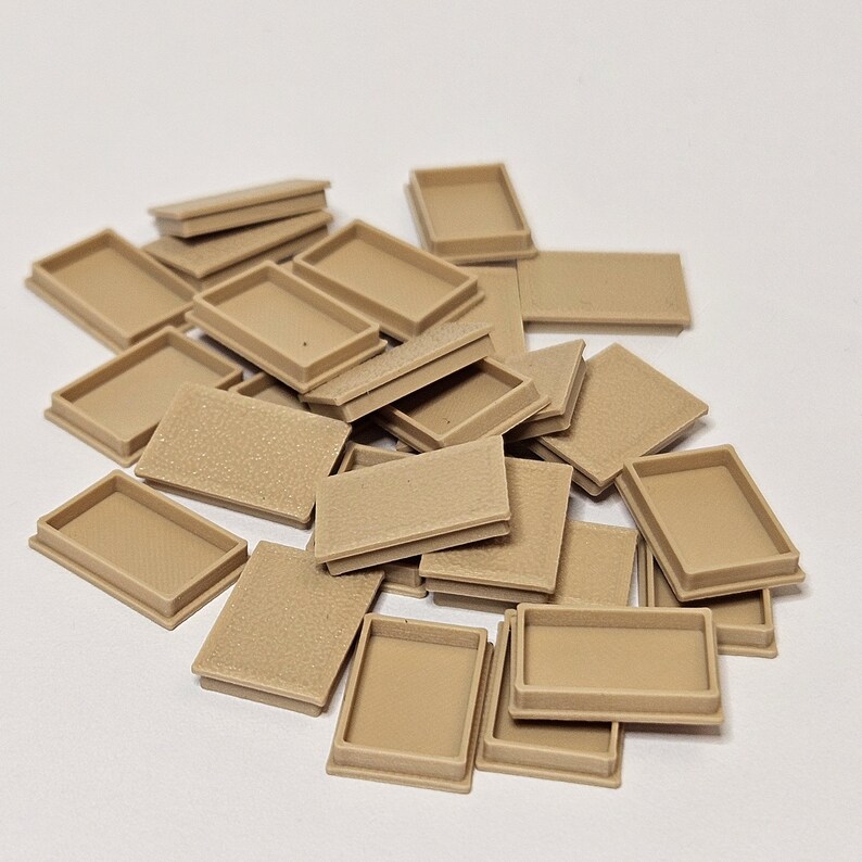EUR pallet miniatures with collars and removable lids in HO (1:87) scale. 28 pcs. image 12