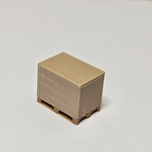 EUR pallet miniatures with collars and removable lids in HO (1:87) scale. 28 pcs. image 14