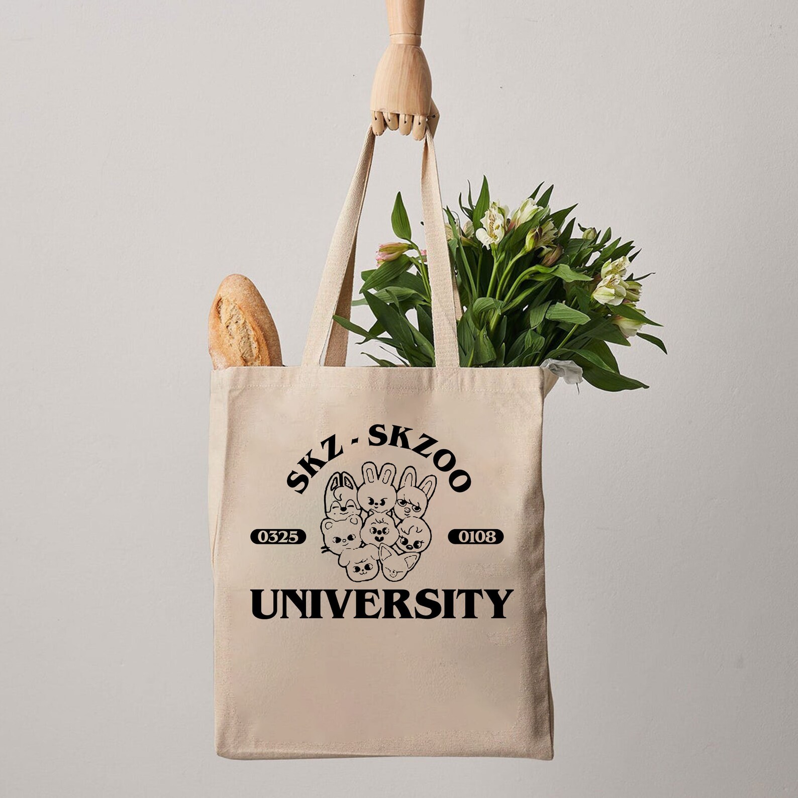 Kpop Korean Tote Bag Women Stray Kids Tote Bag Harajuku Women Etsy