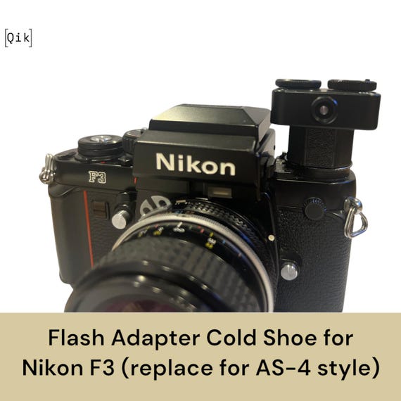 Flash Adapter Cold Shoe for Nikon F3 (replace for AS-4 Style) - Etsy