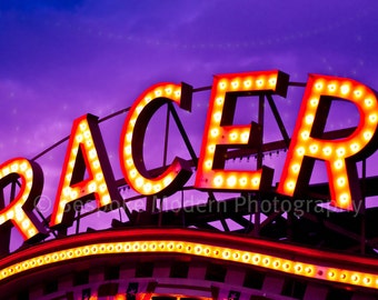 Racer - Kennywood Pittsburgh Fine Art Print