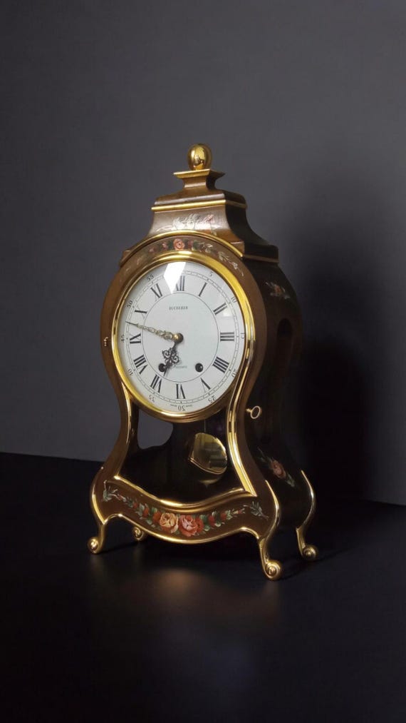 Vintage Bucherer Eluxa Trianon Mantel Clock - Etsy
