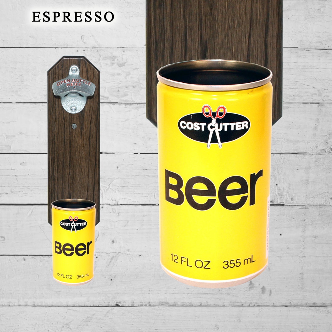 Generic Beer Wall Mounted Bottle Opener With Vintage Cost Cutter Beer