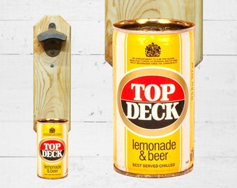 Top Wall Mount Bottle Opener With Vintage Beer Can - Etsy