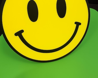 Smiley Face Trailer Hitch Cover – Available in 1.25", 2", 2.5", & 3" Sizes | Durable 3D Printed Hitch Plug | Universal Fit