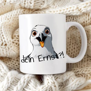Are you serious?! Mug Sarcastic Mug Sarcasm Mug Funny Mug Mug with Saying Mug Office Morning Grump Mug Seagull Mug Sea Lake