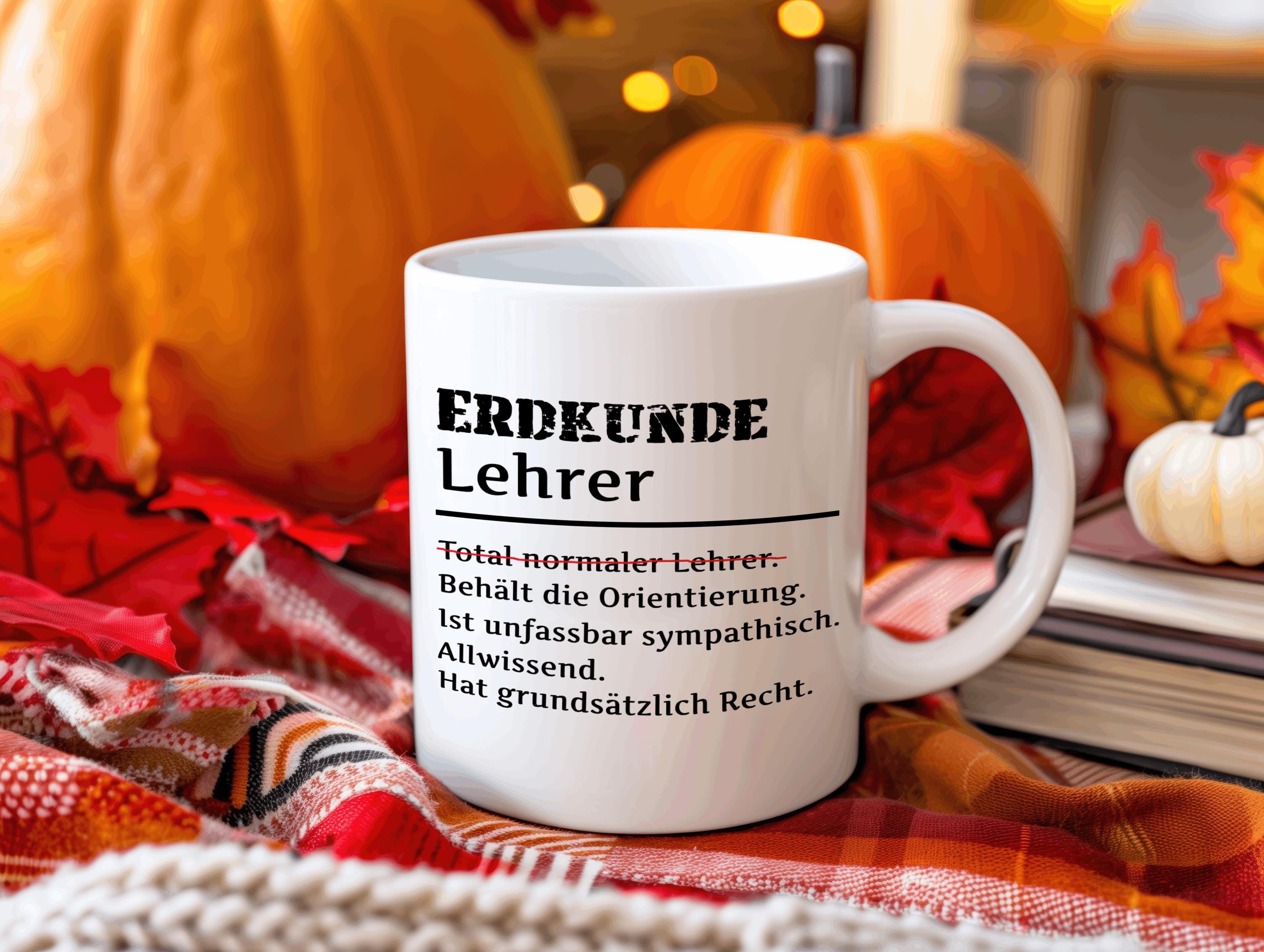 Geographielehrerin Tasse – Witziger Spruch 'Wie Ein Normaler Lehrer, Nur Viel Cooler', 330 Ml, Spülmaschinenfest