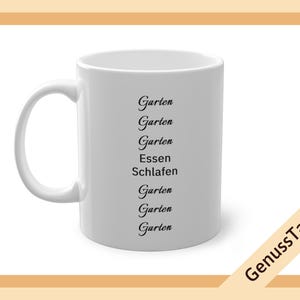 Saying Mug: Garden Eat Sleep Mug for Garden Gift for Garden Lovers Gardener Mug Hobby Gardener Gift Garden Lover