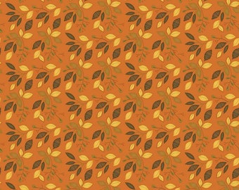 Autumn Leaves in Orange part of the Adel Line by Riley Blake Designs - you chose the cut