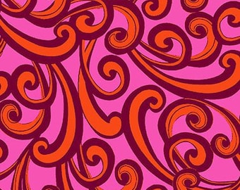 Paloma in Hot Pink and Red  from Quilting Treasures - by the yard