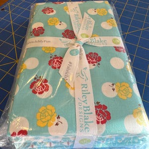 Aqua 1-Yard Bundle by Riley Blake Designs