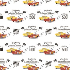Licensed Cars - Cars 3 fabric by Camelot Designs - You chose the cut